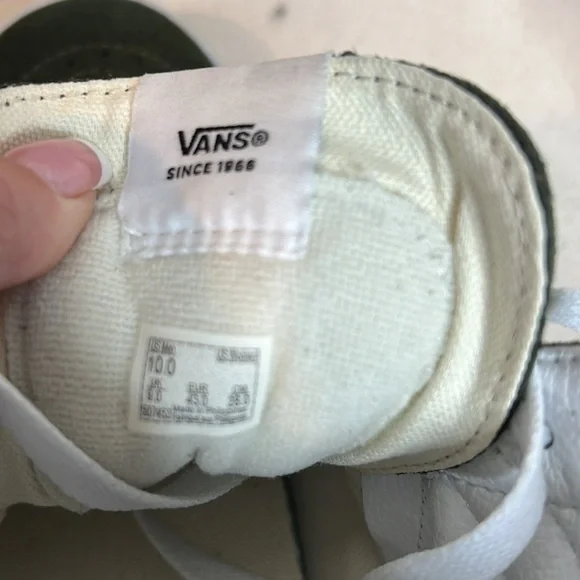 Vans Sk8-Hi Drippy Camo Green/White - Size 10 - High-Top Sneakers - Picture 9 of 9